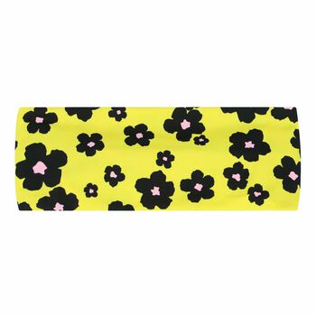 Girls Yellow Floral Headband