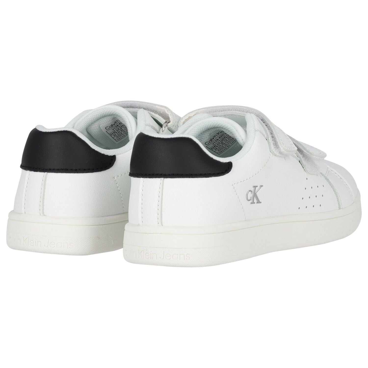 White Logo Trainers, 1, hi-res