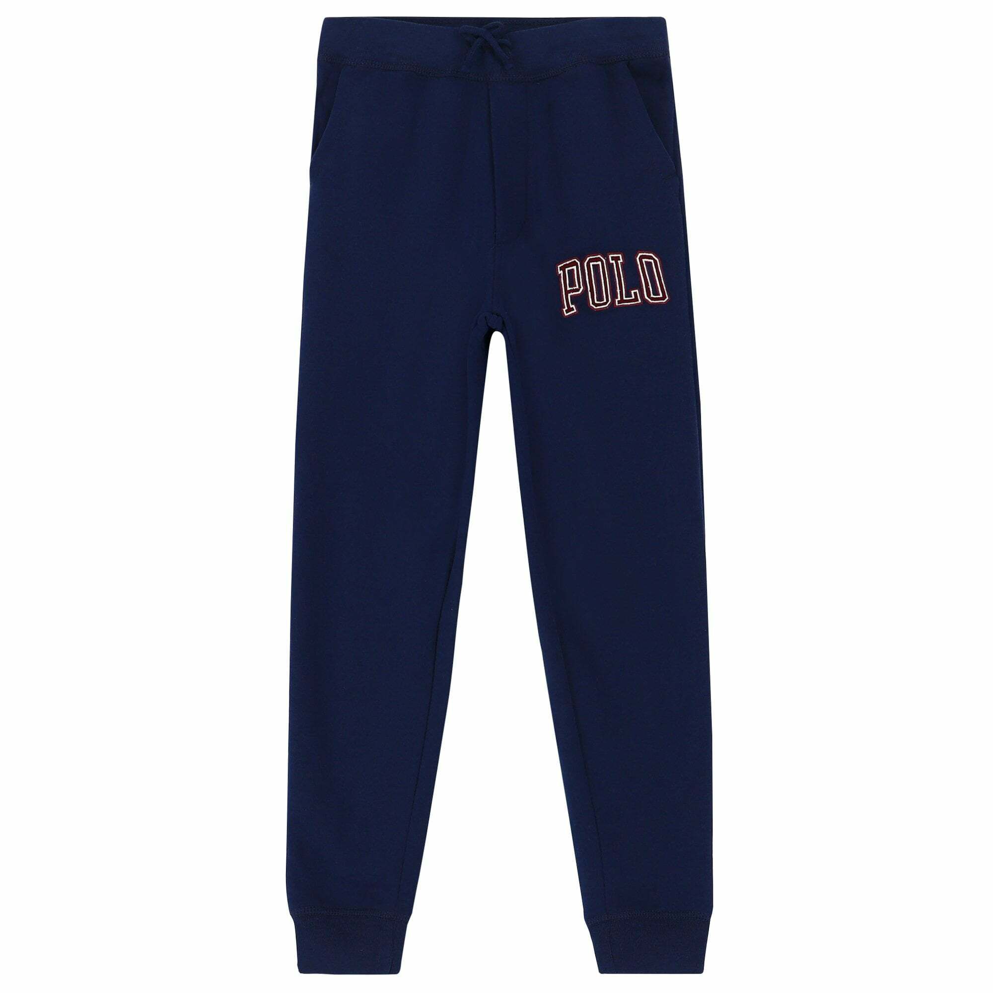 Ralph Lauren Older Boys Navy Logo Joggers Junior Couture USA
