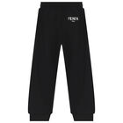 Black Logo Joggers, 1, hi-res