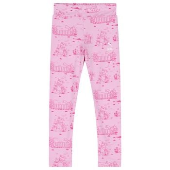 Girls Pink Dora The Explorer Leggings