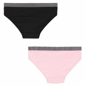 Girls Black & Pink Bikini Brief (2 Pack)