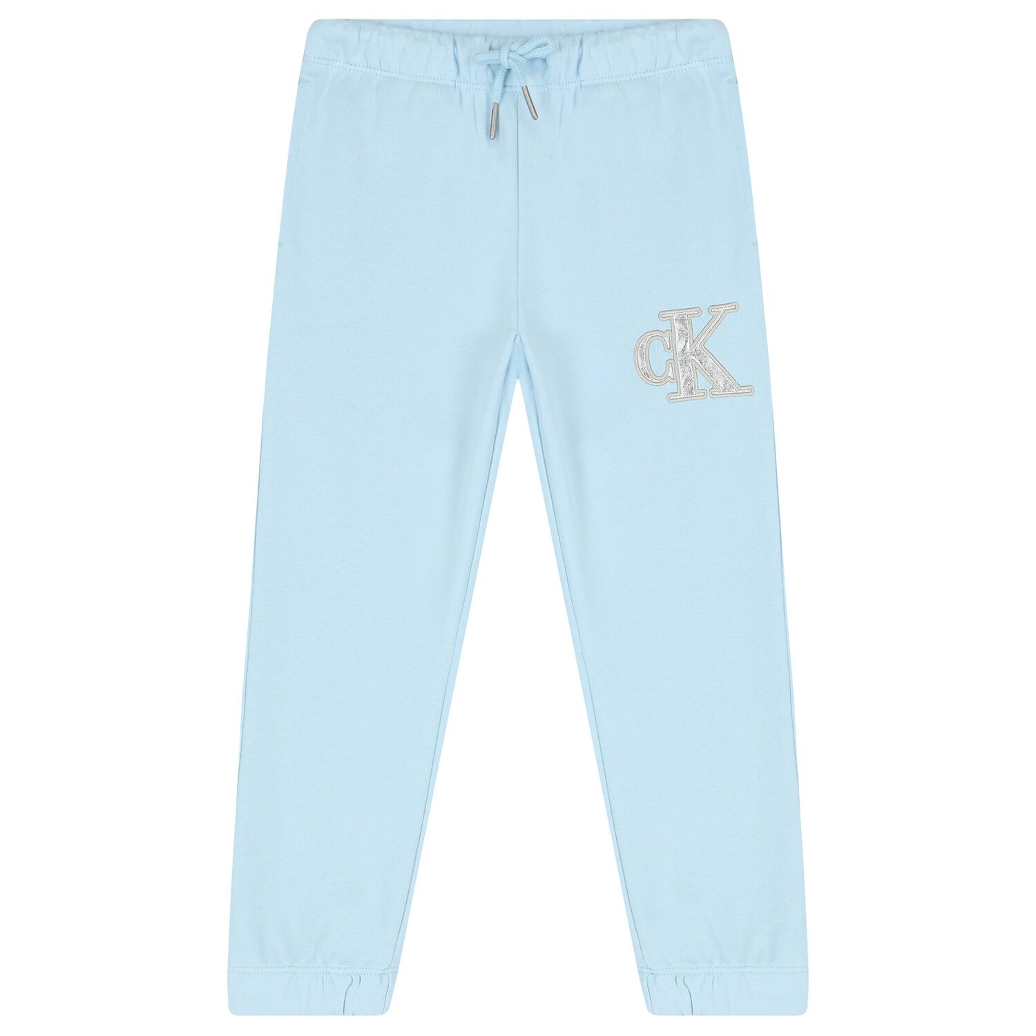 Girls Blue Logo Joggers, 1, hi-res