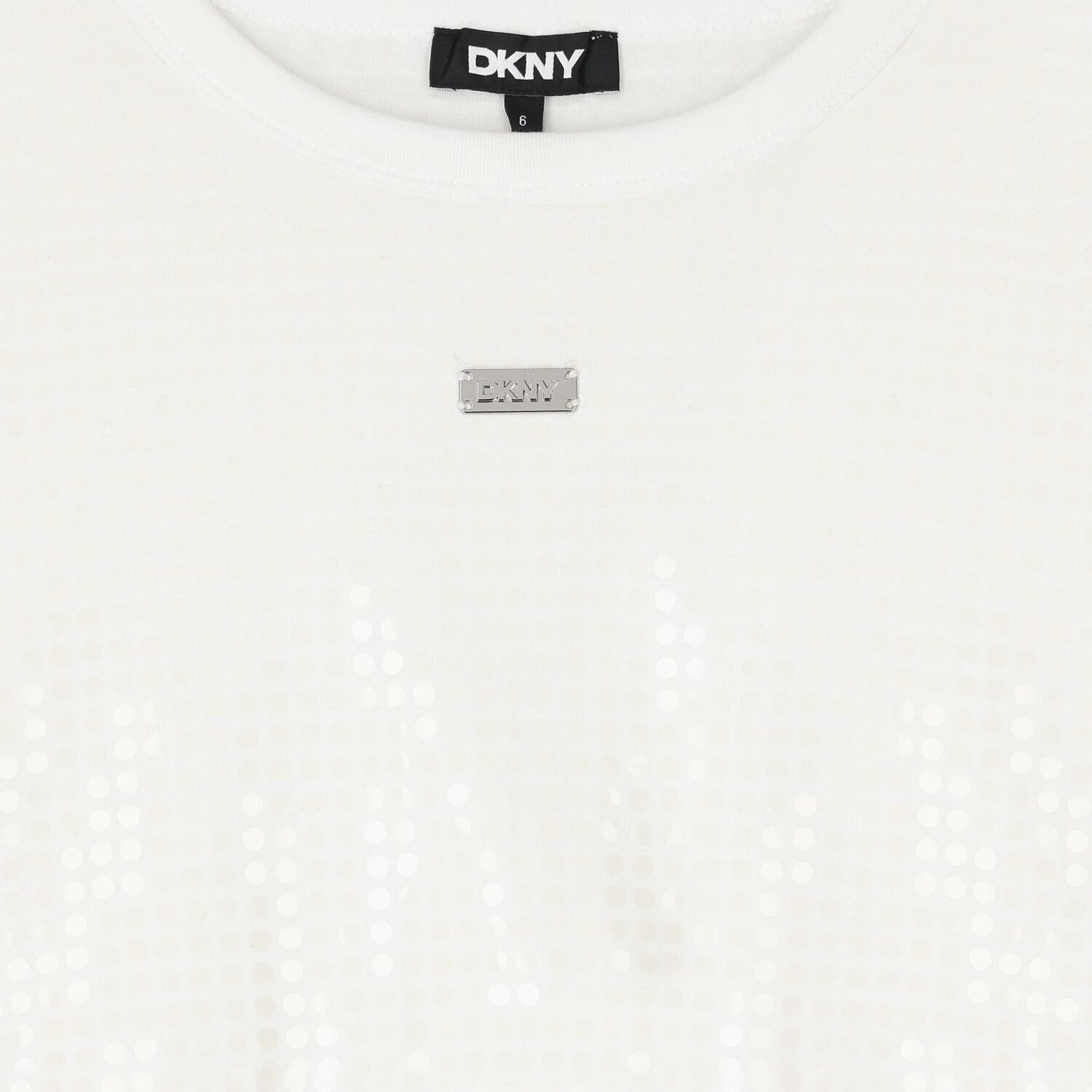 Girls White Sequin Sweatshirt, 1, hi-res image number null