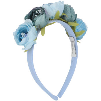 Girls Blue Flower Headband