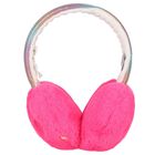 Girls Pink Heart Earmuffs, 1, hi-res