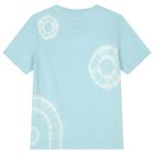 Boys Turquoise Blue Teddy Bear Logo T-Shirt, 1, hi-res