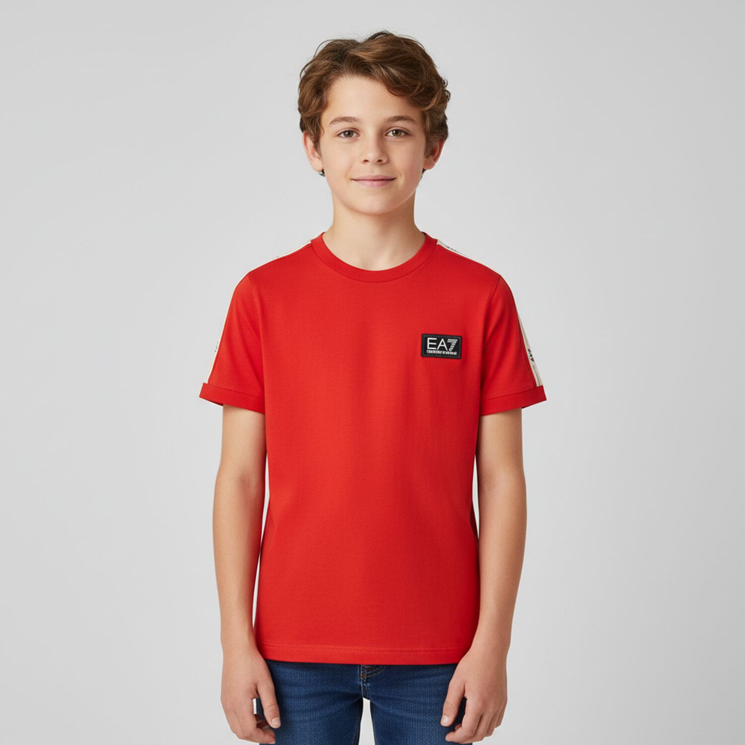 Boys Orange Logo T-Shirt, 2, hi-res image number null