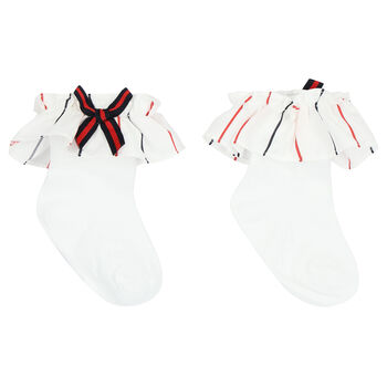 Baby Girls White Socks