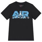 Boys Black Jordan Logo & Mountainside T-Shirt, 1, hi-res