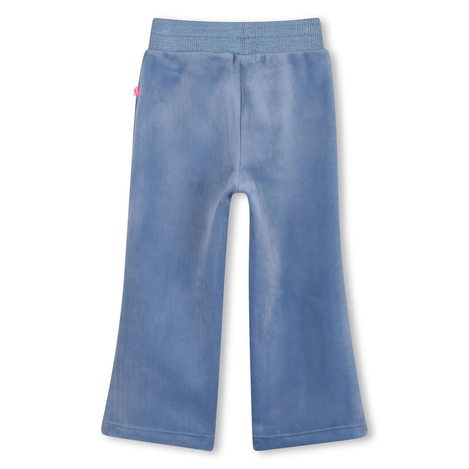 Girls Blue Heart Flared Trousers, 1, hi-res