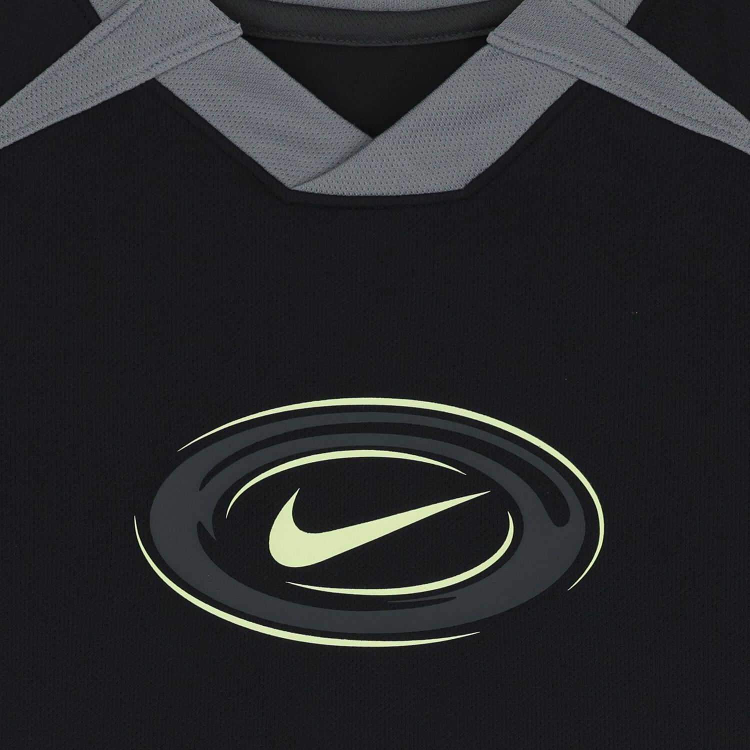 Boys Black & Grey Logo Dri-Fit T-Shirt, 1, hi-res