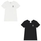 White & Black Medusa Logo T-Shirts ( 2-Pack ), 1, hi-res