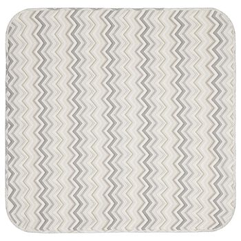 Grey Zig Zag Baby Blanket