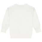 Girls Ivory Faux Fur Teddy Bear Sweatshirt, 1, hi-res
