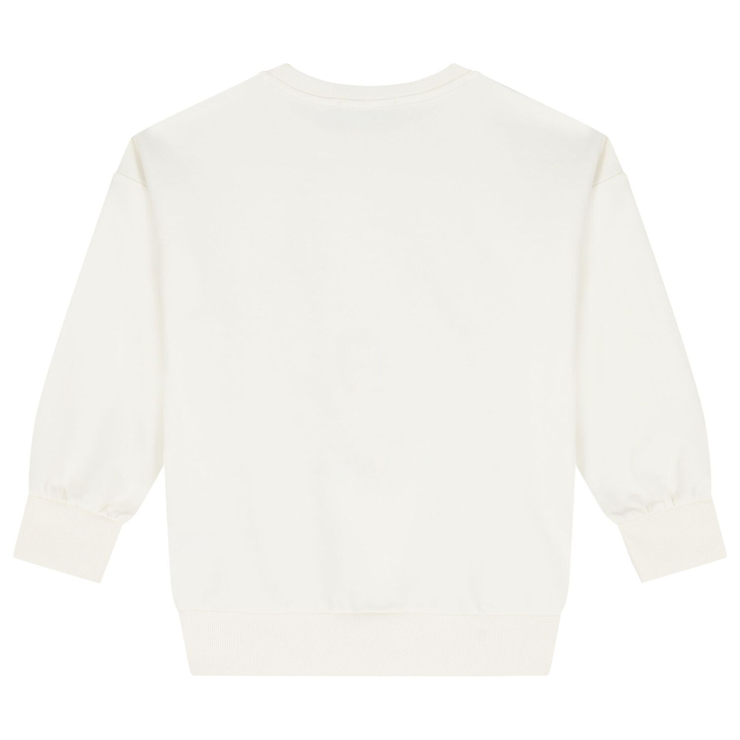 Girls Ivory Faux Fur Teddy Bear Sweatshirt, 1, hi-res