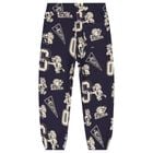 Boys Navy Blue Lion & Tiger Joggers, 1, hi-res