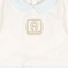 Baby Boys Blue & Gold Logo Babygrow, 1, hi-res