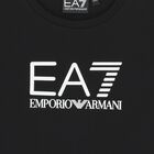 Girls Black Logo Shorts Set, 1, hi-res