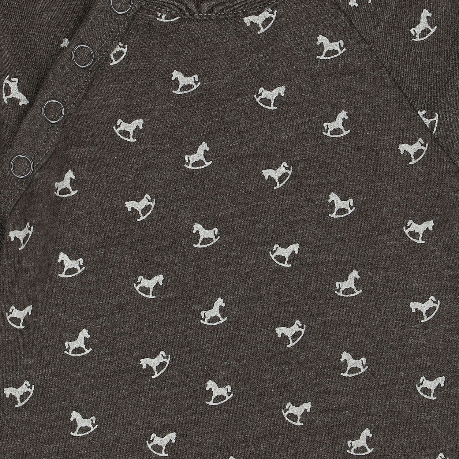 Grey Logo Babygrow, 1, hi-res
