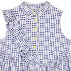 Girls White & Blue Dress, 1, hi-res