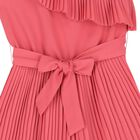 Girls Pink Pleated Playsuit, 1, hi-res