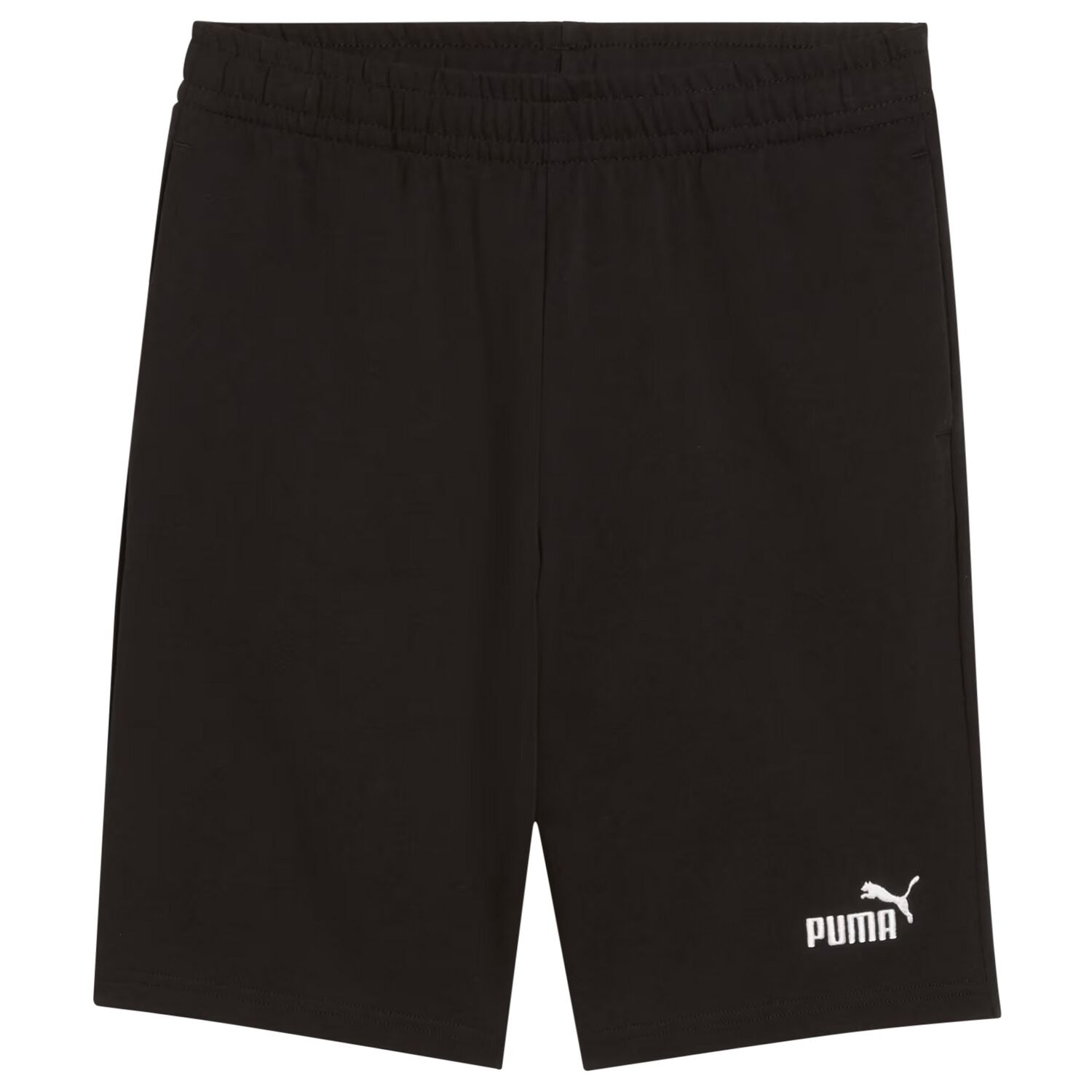 Boys Black Logo Shorts, 1, hi-res