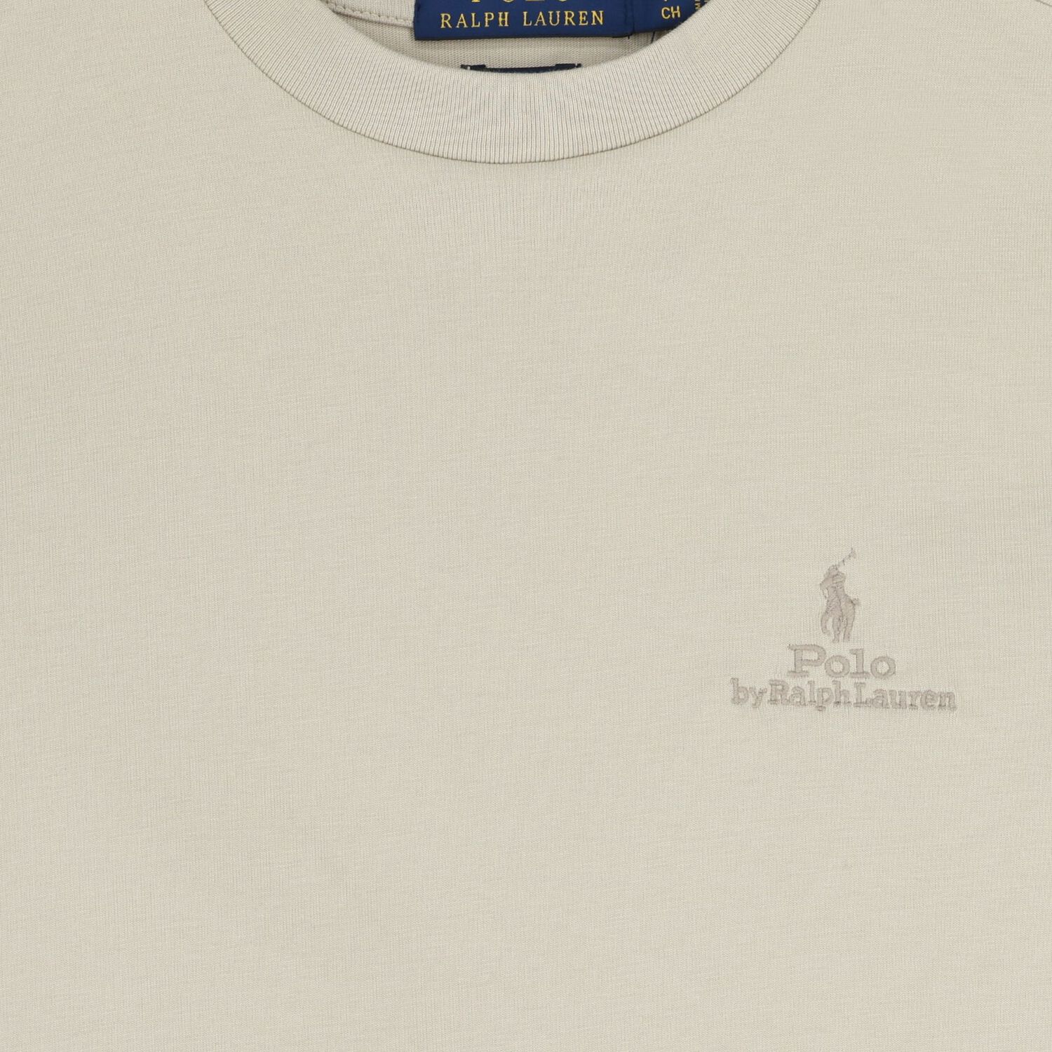 Boys Beige Logo T-Shirt, 1, hi-res