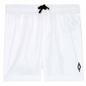 Boys White Logo Swim Shorts