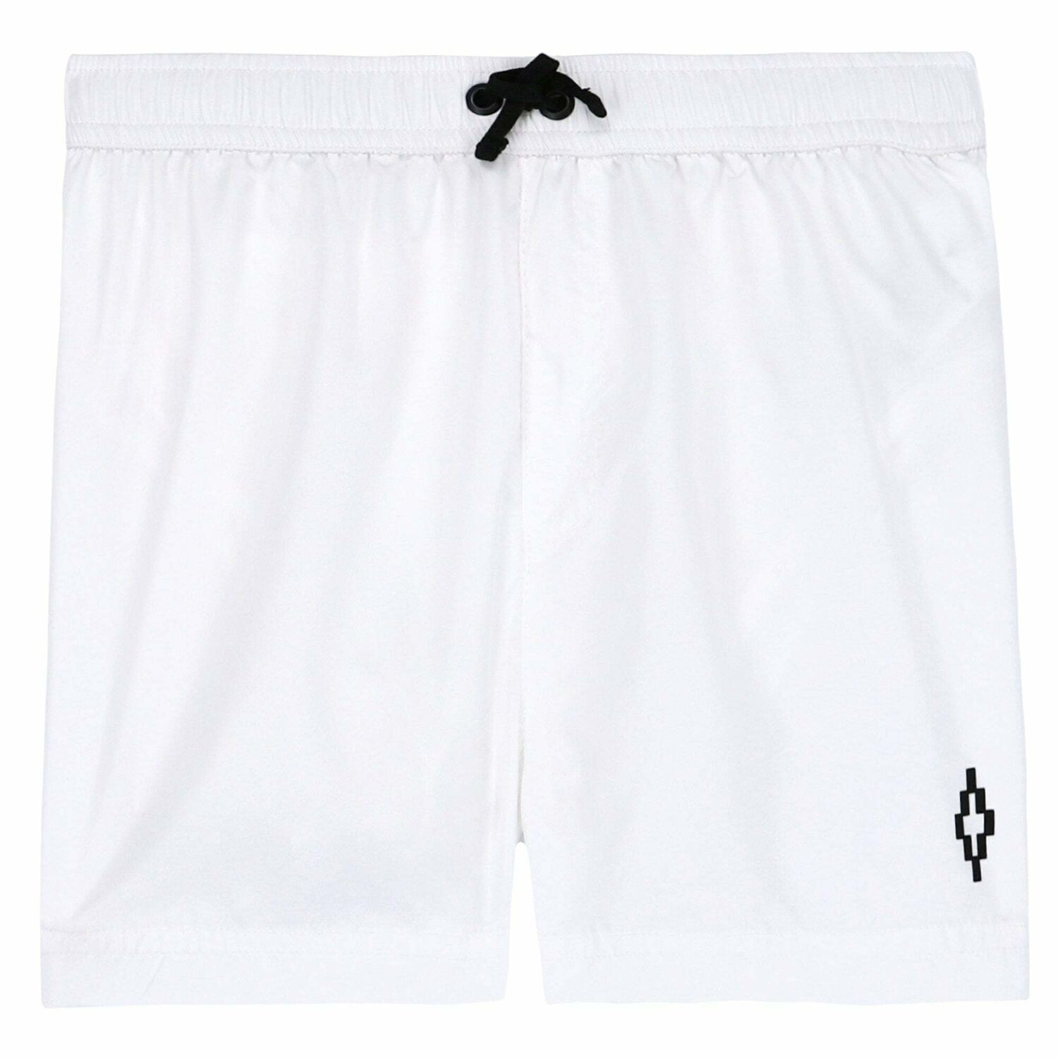 Boys White Logo Swim Shorts, 1, hi-res image number null