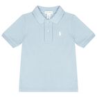 Baby Boys White & Blue Shorts Set, 1, hi-res