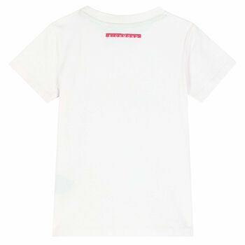 Girls White Logo T-Shirt