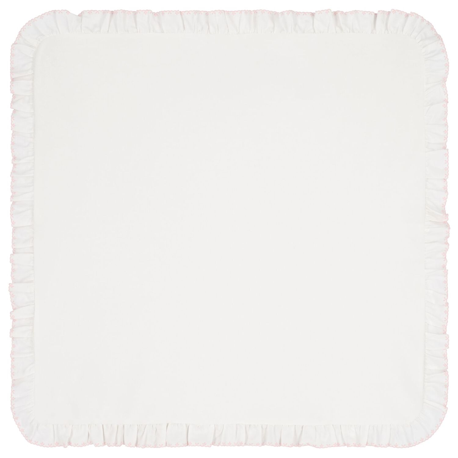 Baby Girls Ivory & Pink Padded Blanket, 1, hi-res