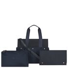 Navy Blue Canvas Baby Changing Bag, 2, hi-res