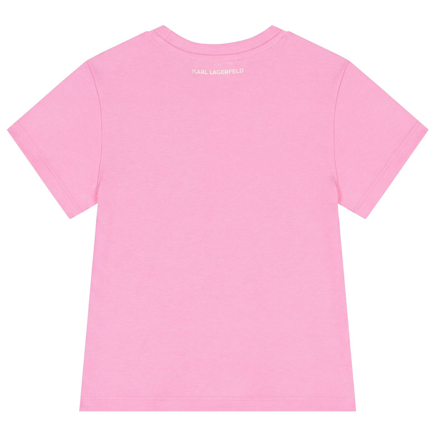 Girls Pink Choupette Logo T-Shirt, 1, hi-res