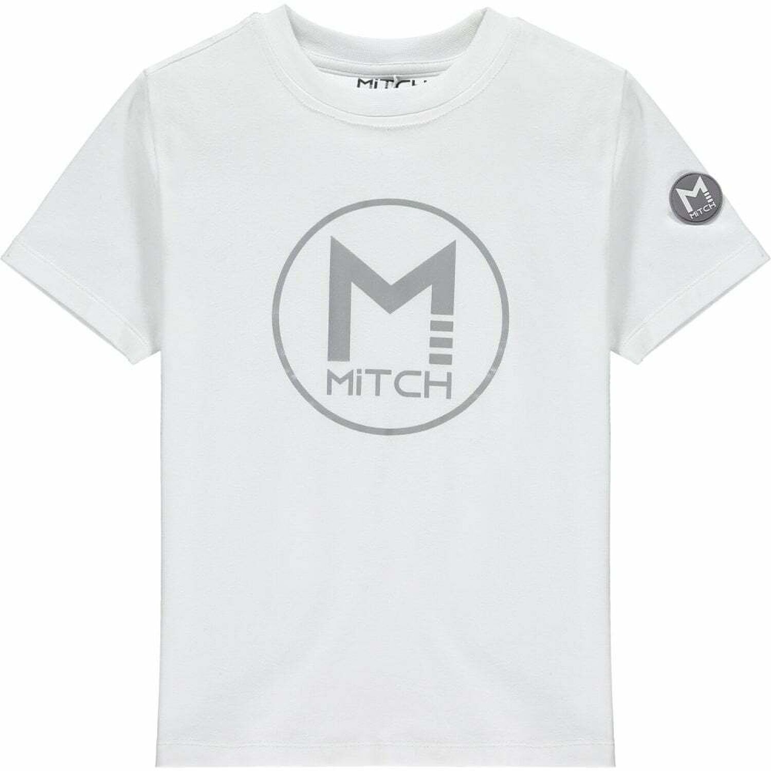 Boys White Logo T-Shirt, 2, hi-res image number null