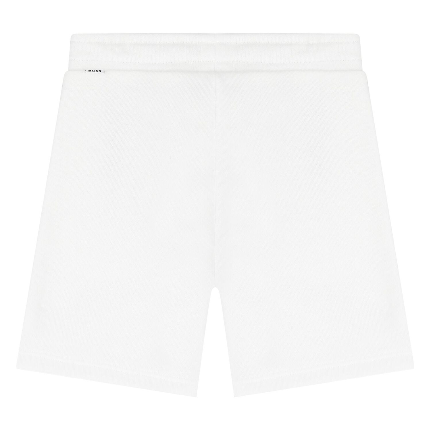 Younger Boys White Logo Shorts, 1, hi-res image number null