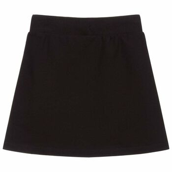 Girls Black Logo Skirt
