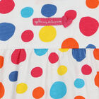 Baby Girls White Polka Dots Shortie, 1, hi-res