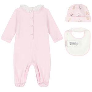 Baby Girls Pink Marie Babygrow Set