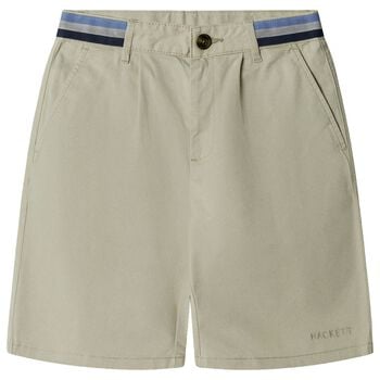 Boys Beige Logo Shorts