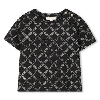 Girls Black Logo T-Shirt