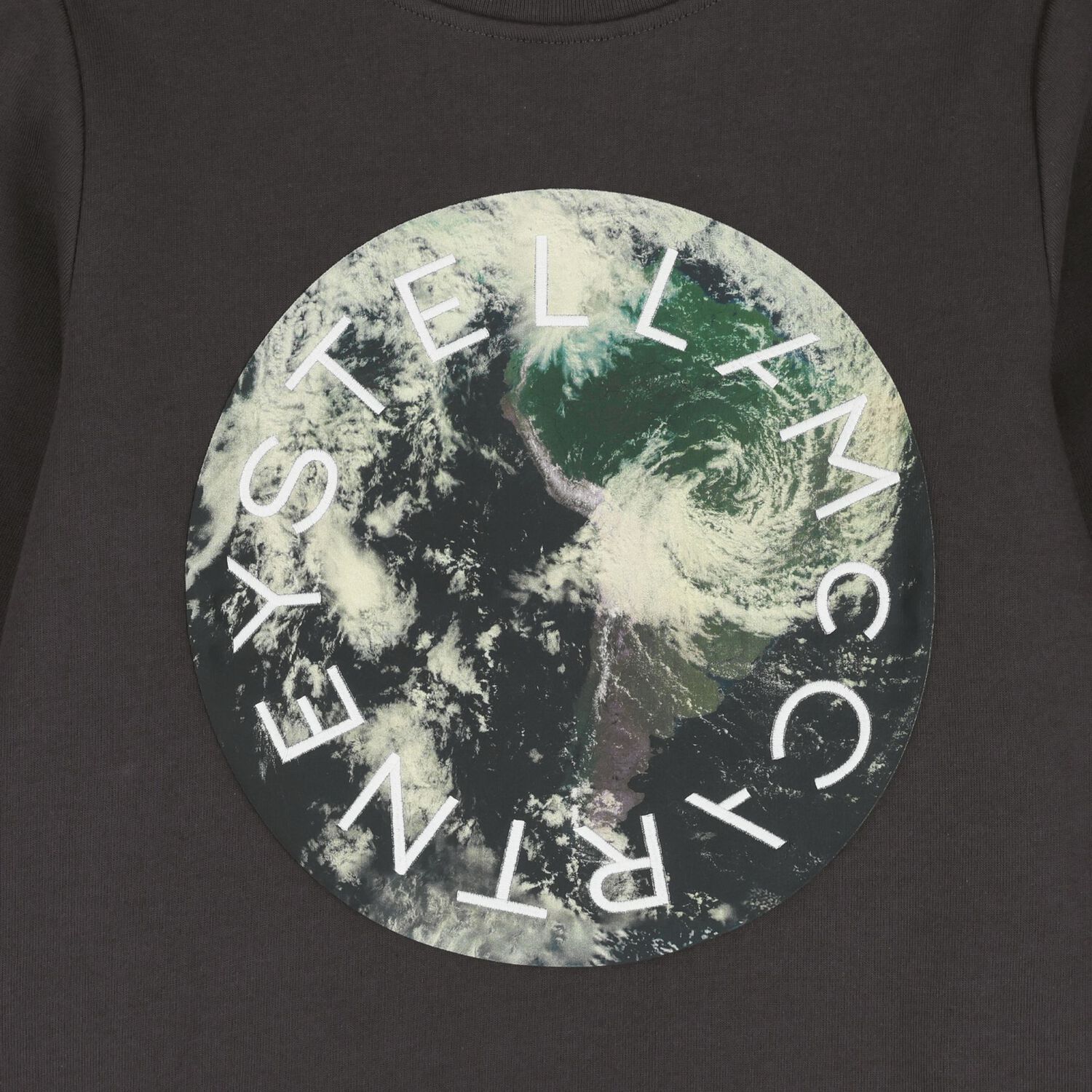 Boys Grey Planet Earth Sweatshirt, 1, hi-res