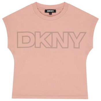 Girls Pink Logo T-Shirt