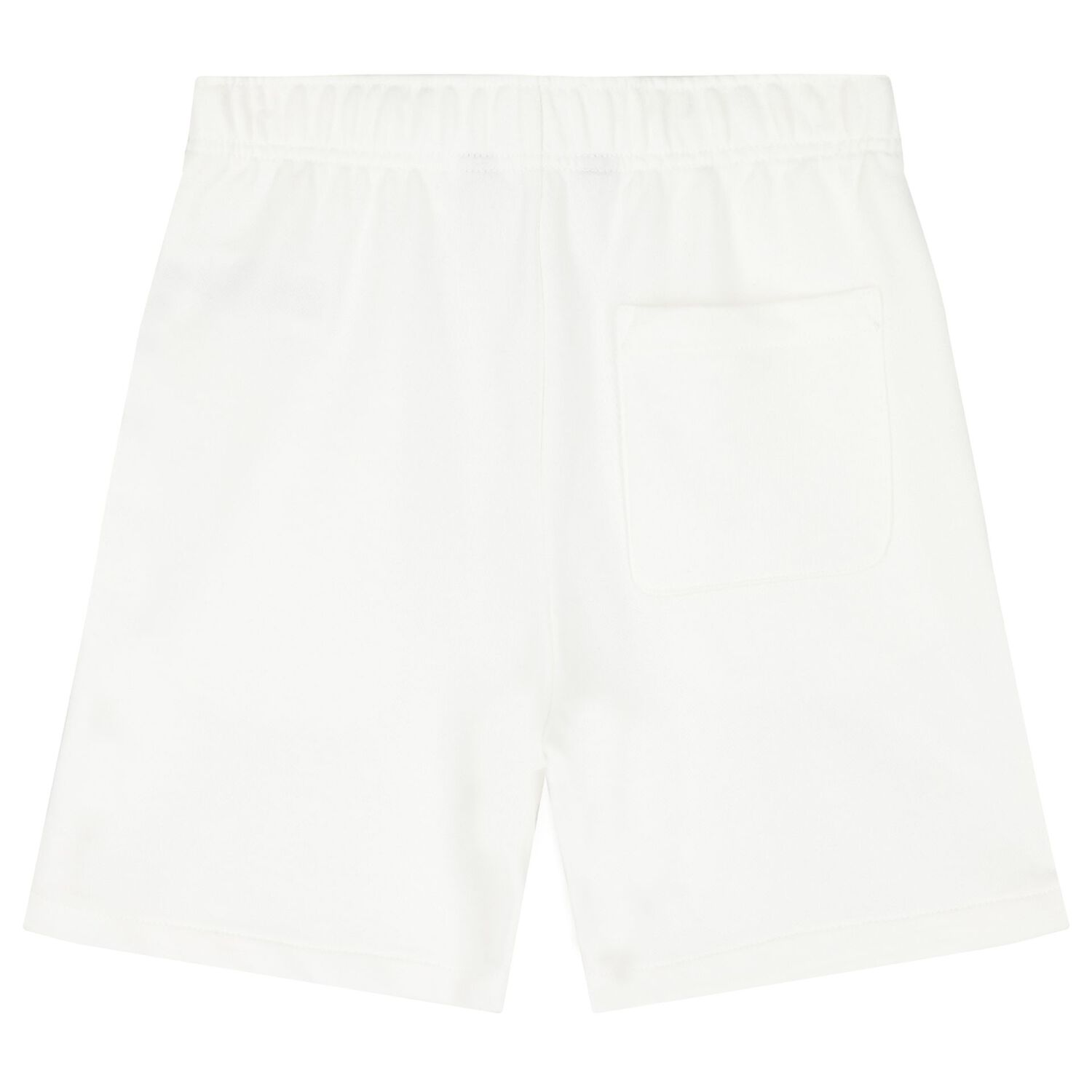 Boys White Logo Shorts, 1, hi-res
