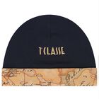 Navy blue & Beige Geo Map Babygrow Set, 2, hi-res