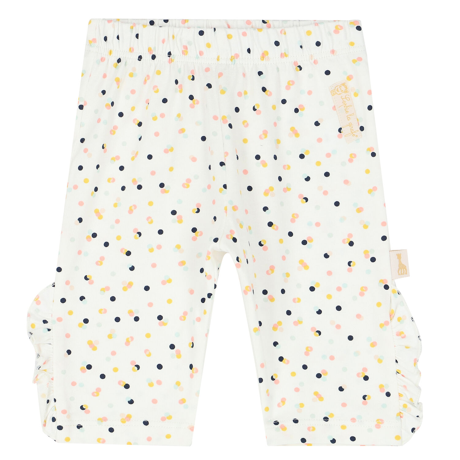 طقم بنطلون باللون الوردي والعاجي للبنات, 1, hi-res image number null