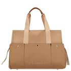 Beige Canvas Baby Changing Bag, 1, hi-res