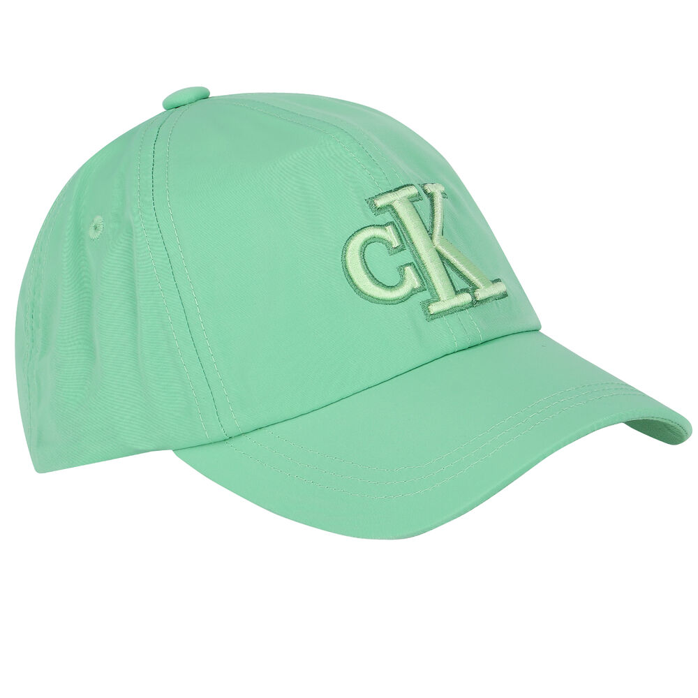 Calvin Klein Green Logo Cap | Junior Couture