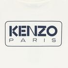 White Logo Long Sleeve Top, 1, hi-res